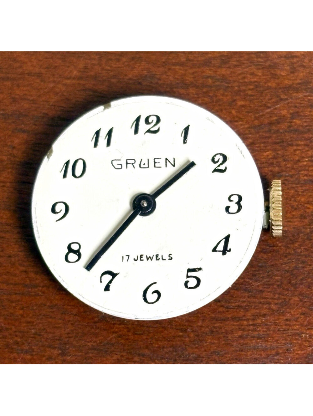 Gruen 17 Jewels Manual Mechanical Watch Movement MPN 5101 RUNS
